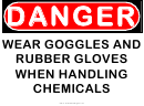 Danger - Gloves And Goggles