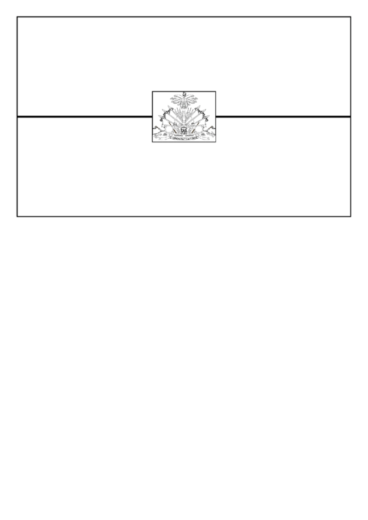 Haiti Flag Template Printable pdf