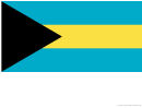 The Bahamas Flag Template