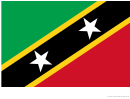 Saint Kitts And Nevis Flag Template