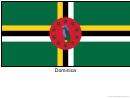 Dominica Flag Template