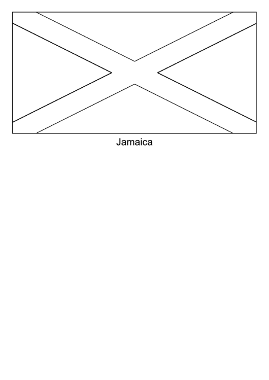 Jamaica Flag Template