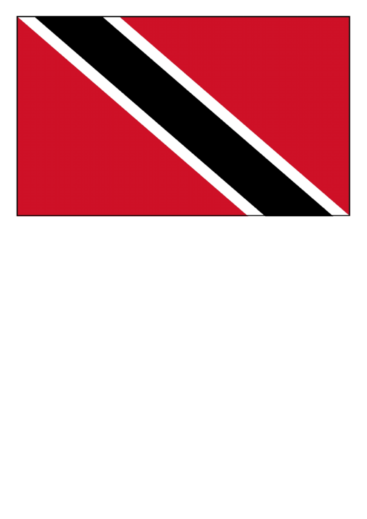 Trinidad And Tobago Flag Template Printable pdf