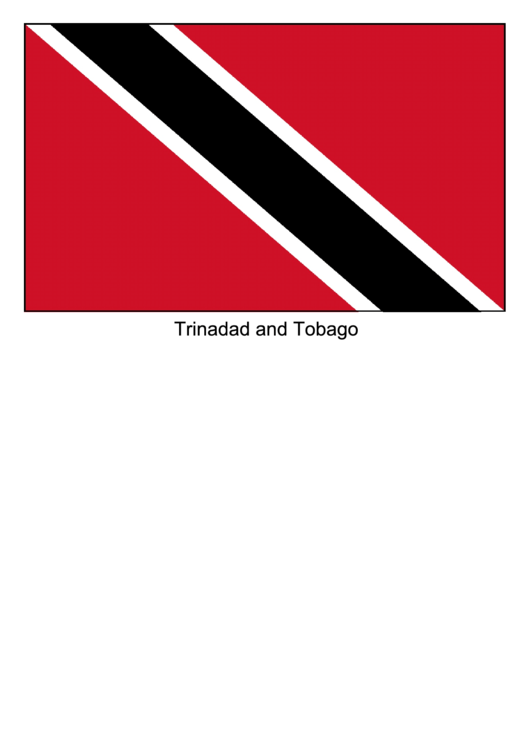 Trinidad And Tobago Flag Template