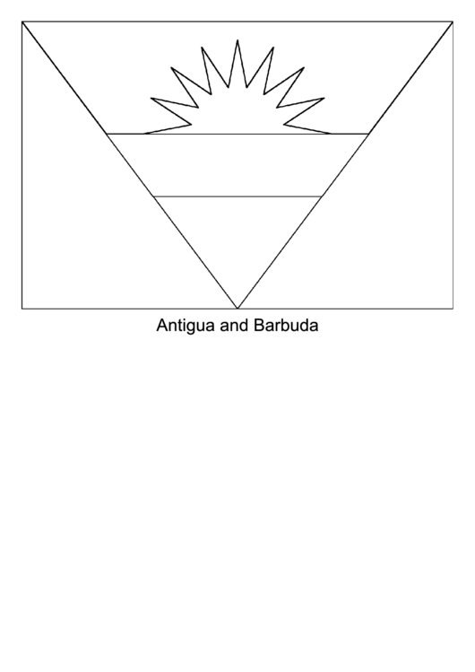 Antigua And Barbuda Flag Template