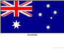 Australia Flag Template