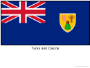 Turks And Caicos Islands Flag Template