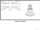 Cayman Islands Flag Template