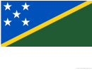 Solomon Islands Flag Template
