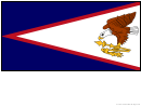 American Samoa Flag Template