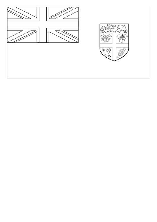 Fiji Flag Template Printable pdf