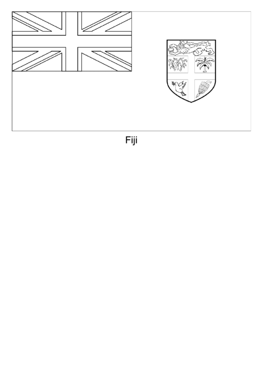 Fiji Flag Template
