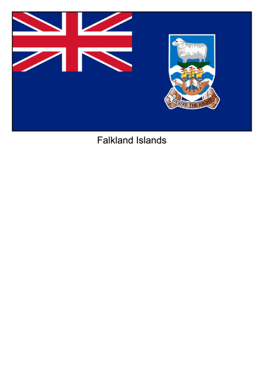 Falkland Islands Flag Template