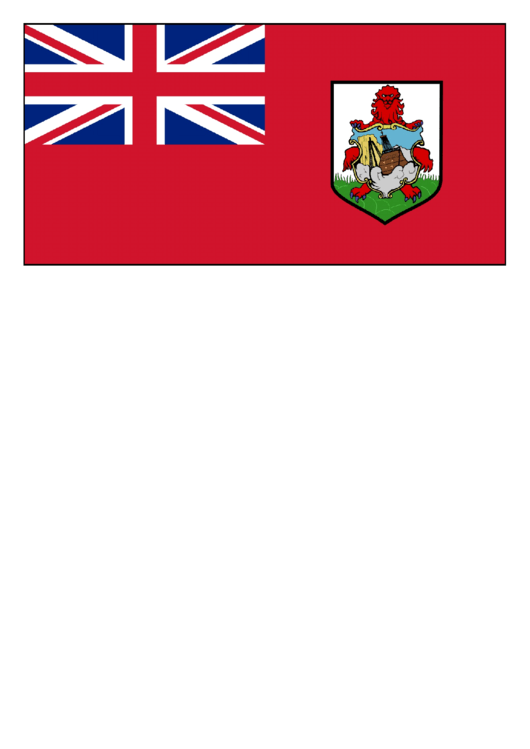 Bermuda Flag Template Printable pdf