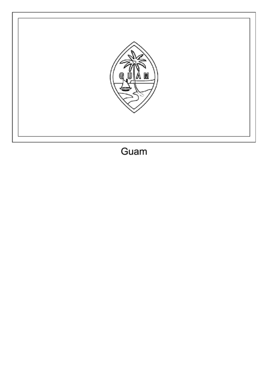 Guam Flag Template