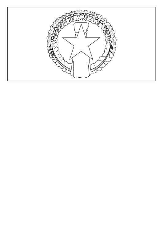 Northern Mariana Islands Flag Template Printable pdf