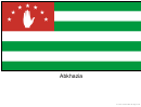 Abkhazia Flag Template