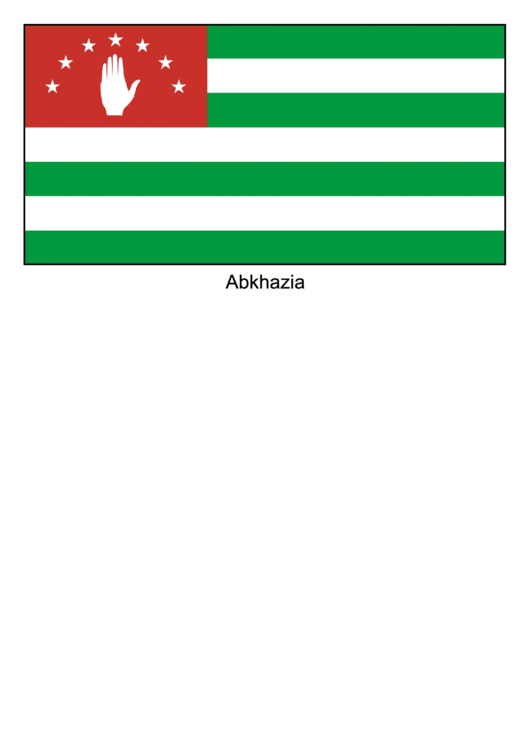 Abkhazia Flag Template