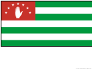 Abkhazia Flag Template