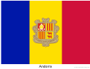 Andorra Flag Template