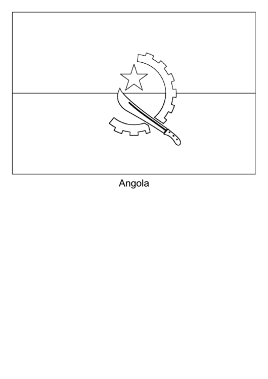 Angola Flag Template