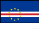 Cape Verde Flag Template