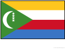 Comoros Flag Template