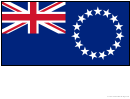 Cook Islands Flag Template