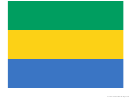 Gabon Flag Template