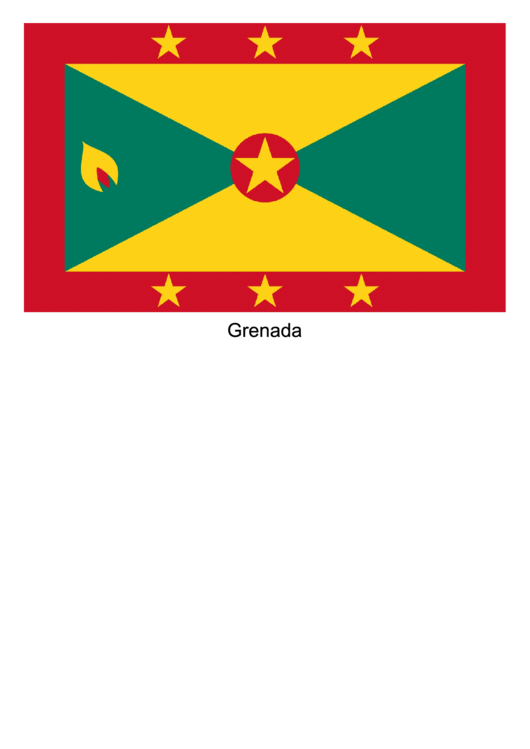 Grenada Flag Template
