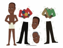 Huxtable Celebrity Paper Doll