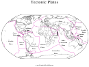 World Map: Tectonic Plates