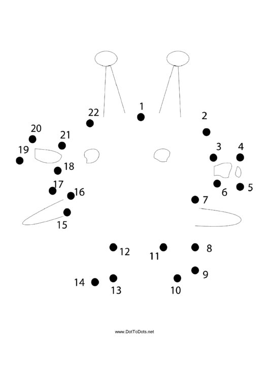 Alien Dot-To-Dot Sheet Printable pdf