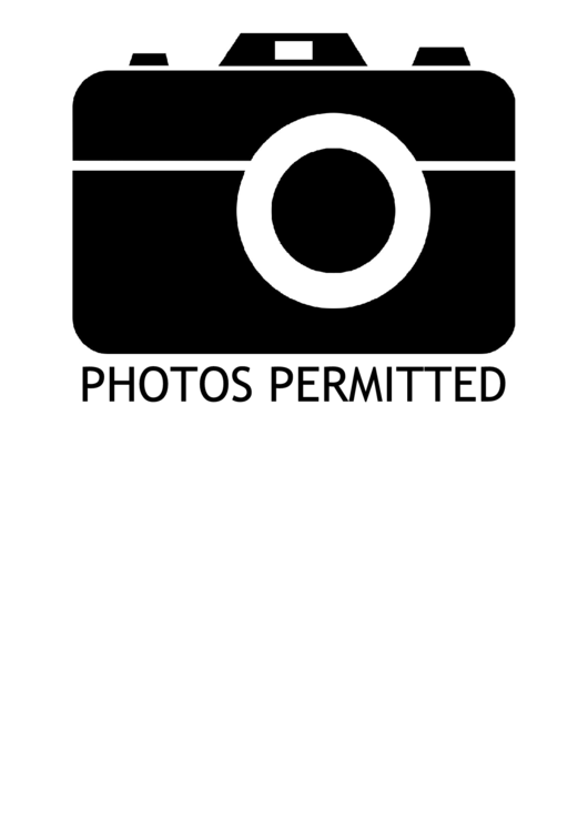 Photos Permitted With Caption Sign Printable pdf