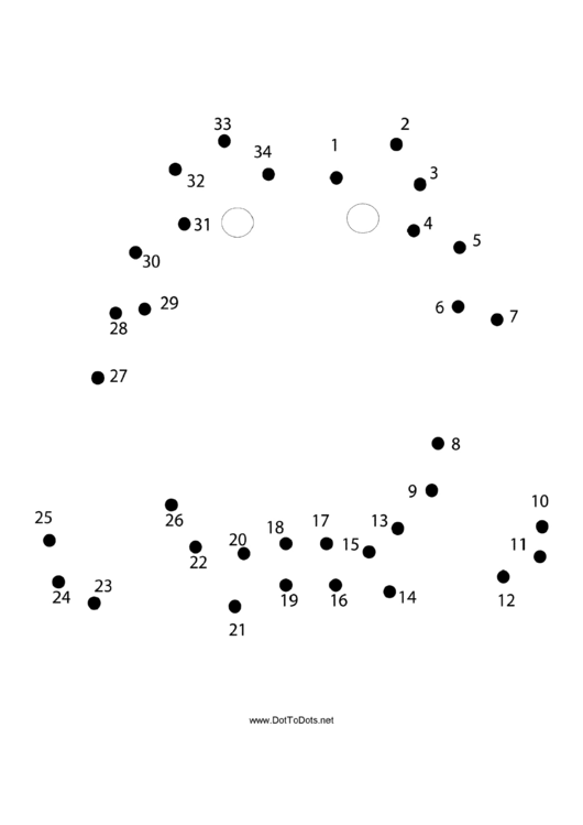Frog Dot-To-Dot Sheet Printable pdf