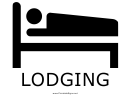 Lodging With Caption Sign