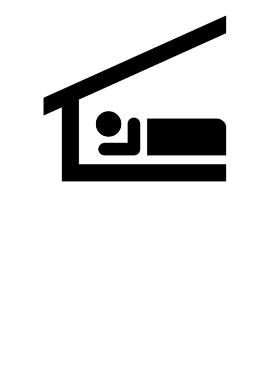 Sleeping Shelter Sign Printable pdf