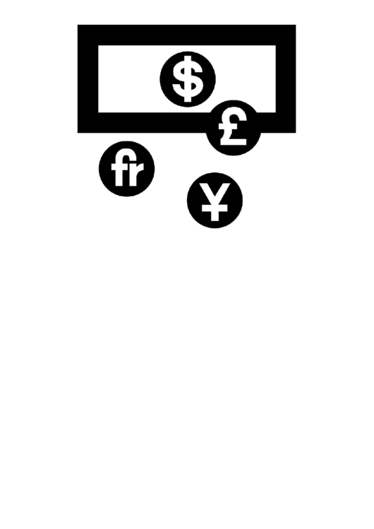 Currency Exchange Sign Printable pdf