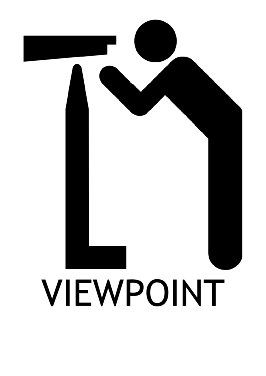 Viewpoint With Caption Sign Printable pdf