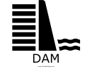 Dam With Caption Sign