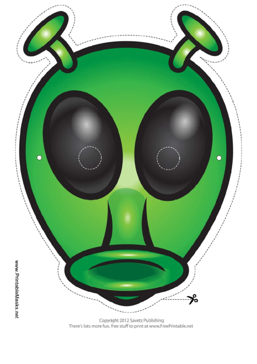 Alien Antenna Mask Template Printable pdf