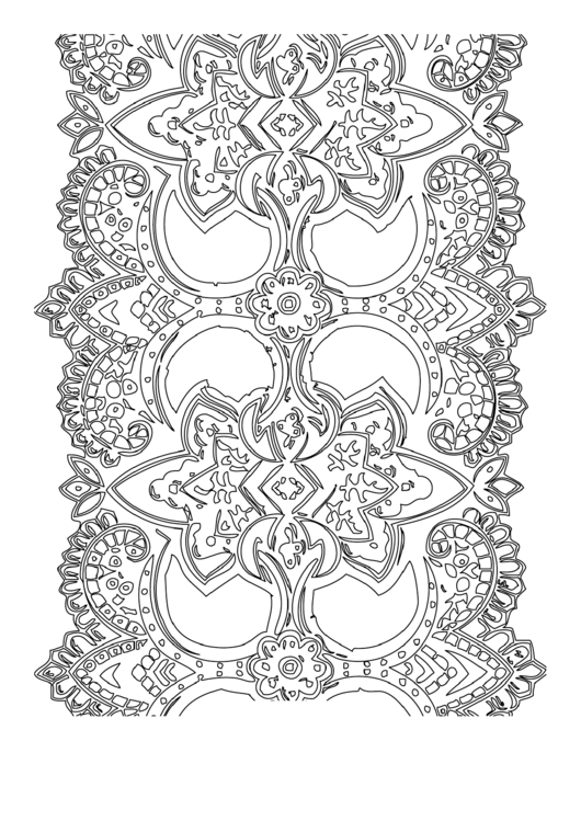 Totem (Adult Coloring Page) Printable pdf