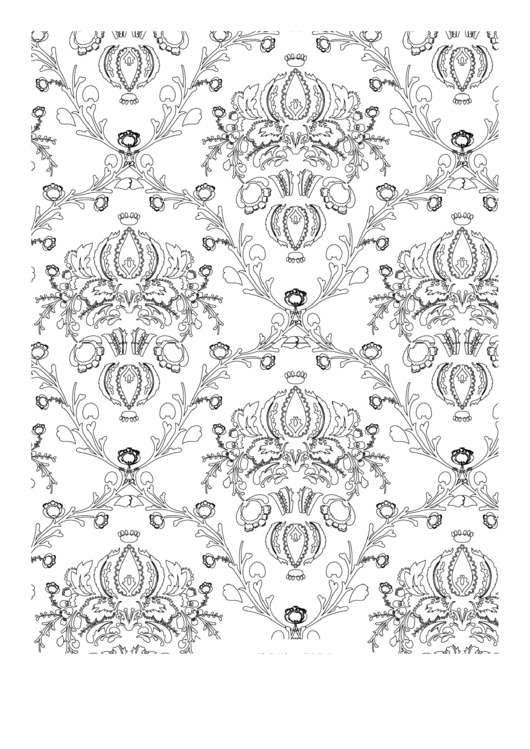 Crown (Adult Coloring Page) Printable pdf
