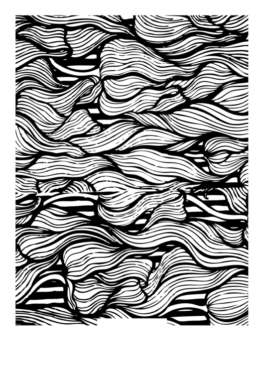 Twist (Adult Coloring Page) Printable pdf