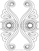 Scrollwork Coloring Sheet