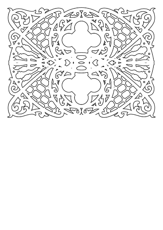 Ornate (Adult Coloring Page) Printable pdf