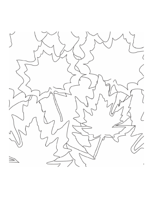 Thanksgiving Leaves Coloring Sheet Printable pdf
