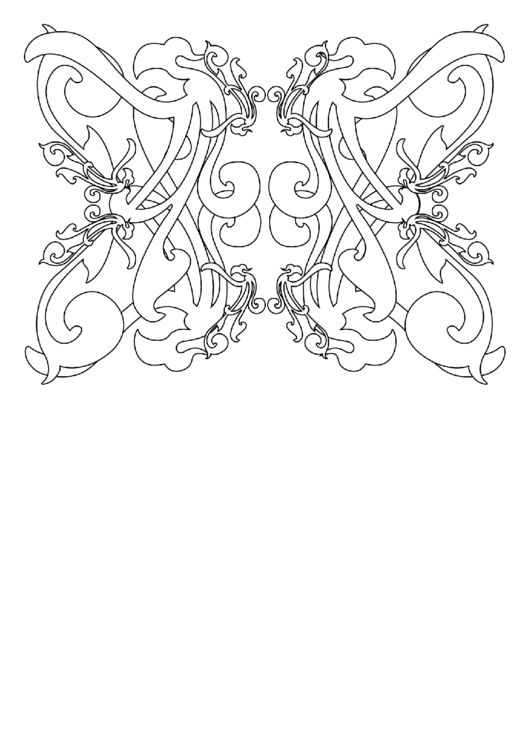 Curl (Adult Coloring Page) Printable pdf