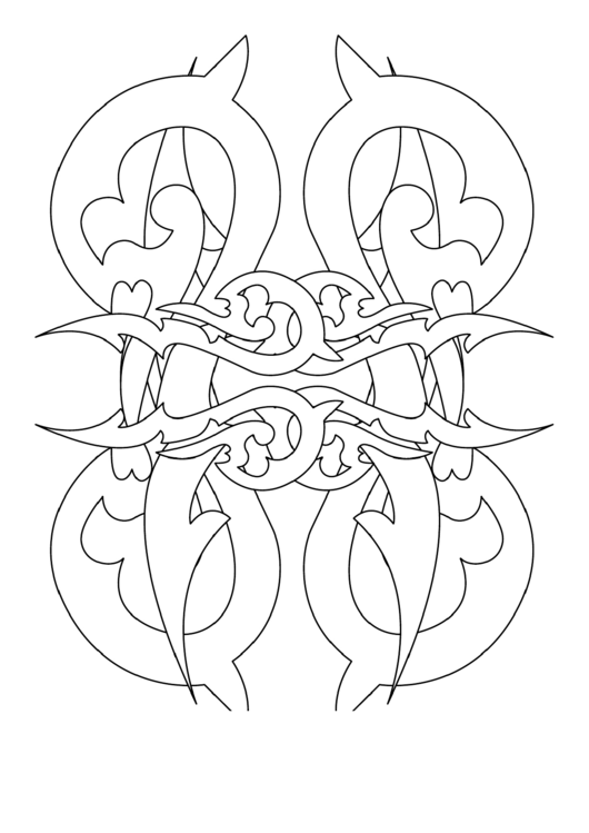 Thorns (Adult Coloring Page) printable pdf download