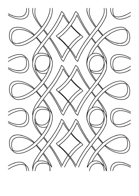 Coloring Sheet - Ribbons Printable pdf